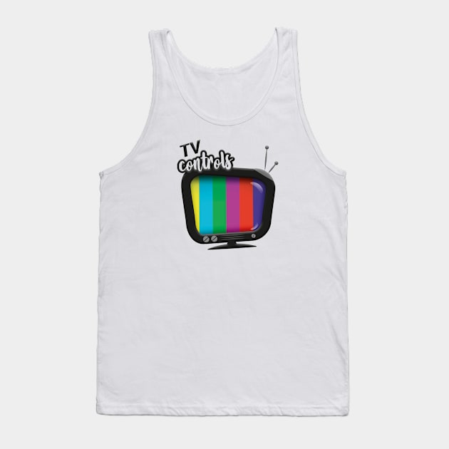 TV controls Tank Top by Graph'Contact